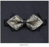 Men Bowtie Newest Butterfly Knot Mens Accessories Luxurious Bow Tie Black Cravat Formal Commercial Suit Wedding Ceremony Ties