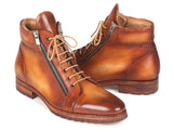 Paul Parkman Men's Side Zipper Leather Boots