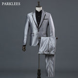 Men's Classic 3 Pieces Suit (Jackets+Pants+Bow Tie)