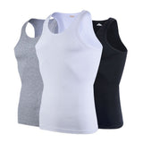 3Pcs Men Cotton Tank Tops