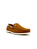 Emblem Boat Shoes Tan