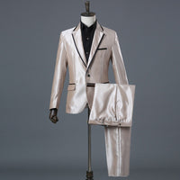 Men's Classic 3 Pieces Suit (Jackets+Pants+Bow Tie)