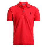 NEGIZBER  Men's Embroidery Cotton Polo Shirt