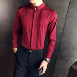 Men Tuxedo Style Shirt