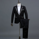 Men's Classic 3 Pieces Suit (Jackets+Pants+Bow Tie)