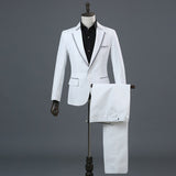 Men's Classic 3 Pieces Suit (Jackets+Pants+Bow Tie)