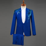 Men's Gold Embroidered Tuxedo Suits