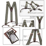 Men's Viola  Vintage Style Suspenders