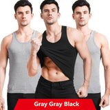 3Pcs Men Cotton Tank Tops