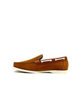 Emblem Boat Shoes Tan