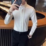 Men Tuxedo Style Shirt