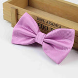 Hot Selling Plaid Bowties Groom Mens Solid Fashion Cravat for Men Butterfly Gravata Male Marriage Wedding Party Bow Ties BT-001