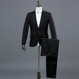 Men's Classic 3 Pieces Suit (Jackets+Pants+Bow Tie)