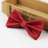 Hot Selling Plaid Bowties Groom Mens Solid Fashion Cravat for Men Butterfly Gravata Male Marriage Wedding Party Bow Ties BT-001