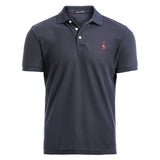 NEGIZBER  Men's Embroidery Cotton Polo Shirt