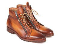 Paul Parkman Men's Side Zipper Leather Boots