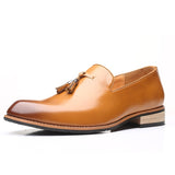 Men Dress Shoes Gentlemen British Style Paty Leather Wedding Shoes Men Flats Leather Oxfords Formal Shoes