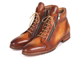 Paul Parkman Men's Side Zipper Leather Boots