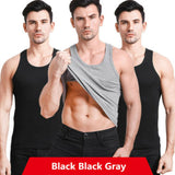 3Pcs Men Cotton Tank Tops