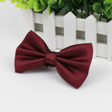 Hot Selling Plaid Bowties Groom Mens Solid Fashion Cravat for Men Butterfly Gravata Male Marriage Wedding Party Bow Ties BT-001