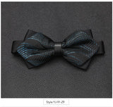 Men Bowtie Newest Butterfly Knot Mens Accessories Luxurious Bow Tie Black Cravat Formal Commercial Suit Wedding Ceremony Ties