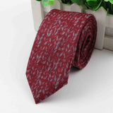 Fashion Men's Colourful Tie Cotton Formal Ties Necktie Narrow Slim Skinny Cravate Narrow Thick Neckties