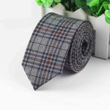 Fashion Men's Colourful Tie Cotton Formal Ties Necktie Narrow Slim Skinny Cravate Narrow Thick Neckties