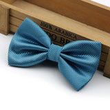 Hot Selling Plaid Bowties Groom Mens Solid Fashion Cravat for Men Butterfly Gravata Male Marriage Wedding Party Bow Ties BT-001