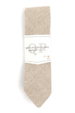 Soft Burlap Neck Tie