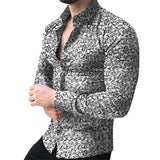 Men Shirt Long Sleeve Top 2021 Floral Male Blouse Casual Shirts Summer Autumn Shirts hawaiian Men Clothes camisa masculina